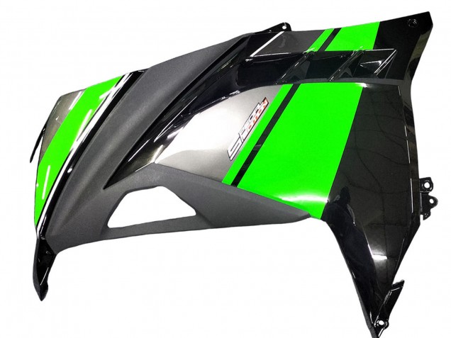 2013-2017 Kawasaki EX300 Motorcycle Fairings - Green Silver Black Canada