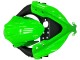 2013-2017 Kawasaki EX300 Motorcycle Fairings - Green Silver Black Canada