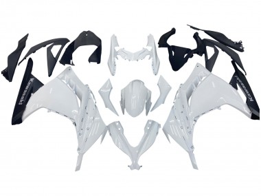 Purchase 2013-2017 Kawasaki EX300 Motorcycle Fairings - White Black Canada