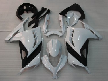 Purchase 2013-2024 Kawasaki EX300 Motorcycle Fairings - Glossy White Black Canada