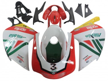 Purchase 2000-2005 Aprilia RS125 Motorcycle Fairings - White Yellow Green Black Alitalia 3 Canada