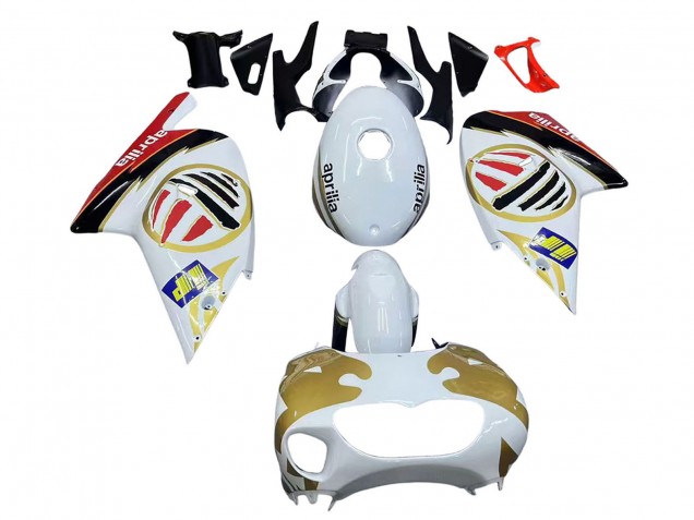 2000-2005 Aprilia RS125 Motorcycle Fairings - White Yellow Red Canada