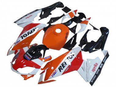 Purchase 2006-2011 Aprilia RS125 Motorcycle Fairings - White Orange Red Repsol Canada