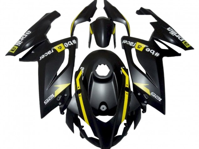 2006-2011 Aprilia RS125 Motorcycle Fairings - Matte Black Yellow Canada