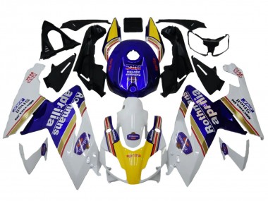Purchase 2006-2011 Aprilia RS125 Motorcycle Fairings - White Blue Yellow Rothmans Canada