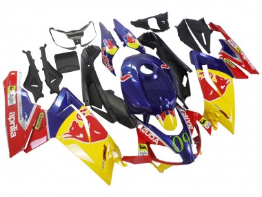 Purchase 2006-2011 Aprilia RS125 Motorcycle Fairings - Yellow Dark Blue Red Bull Canada