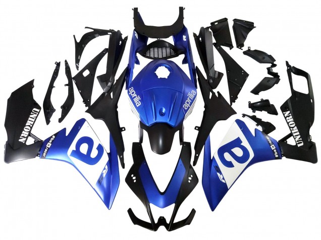2012-2019 Aprilia RS4 50 125 Motorcycle Fairings - Blue White Matte Black Canada