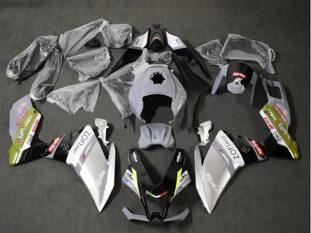 2012-2019 Aprilia RS4 50 125 Motorcycle Fairings - White Silver Grey Black Canada