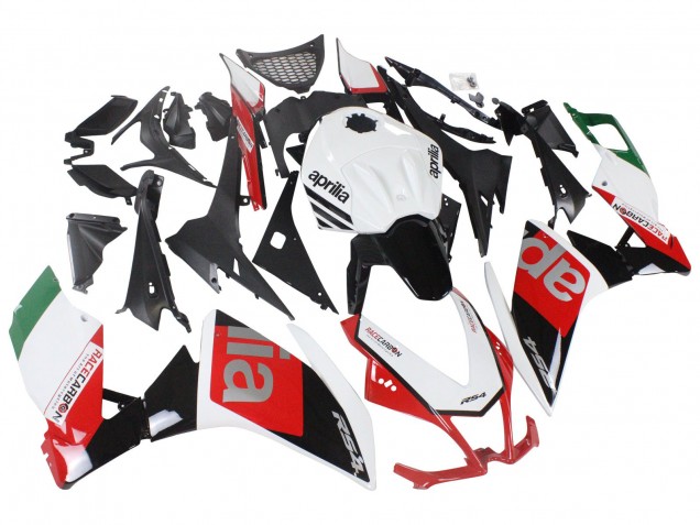 2012-2019 Aprilia RS4 50 125 Motorcycle Fairings - White Red Green Glossy Black Canada
