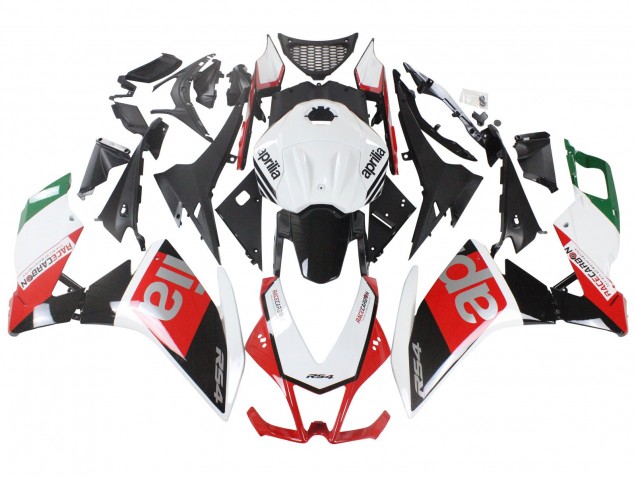 2012-2019 Aprilia RS4 50 125 Motorcycle Fairings - White Red Green Glossy Black Canada