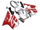 2004-2007 Honda CBR600 F4i Motorcycle Fairings - Silver Red Canada