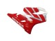 2004-2007 Honda CBR600 F4i Motorcycle Fairings - Silver Red Canada