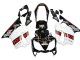 2004-2007 Honda CBR600 F4i Motorcycle Fairings - White Glossy Black Red Repsol Canada