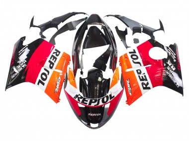 Purchase 1996-2007 Honda CBR1100XX Blackbird Abs Motorcycle Fairings - Orange White Red Glossy Black Repsol Canada