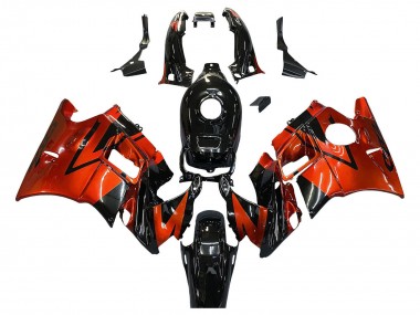 Purchase 1991-1994 Honda CBR600 F2 Motorcycle Fairings - Orange Glossy Black Canada
