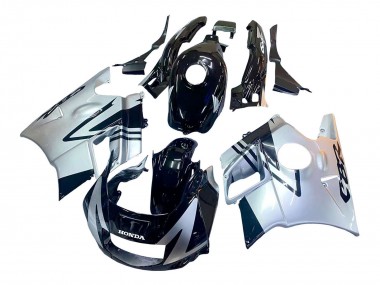 Purchase 1991-1994 Honda CBR600 F2 Motorcycle Fairings - Silver Glossy Black Canada
