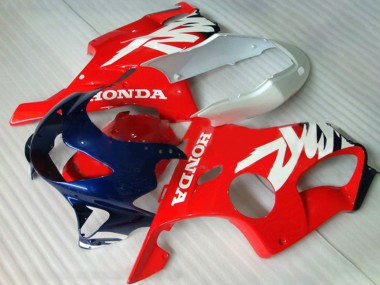 Purchase 1999-2000 Honda CBR600 F4 Motorcycle Fairings - White Red Dark Blue Canada