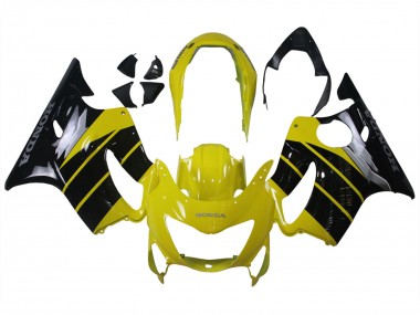 Purchase 1999-2000 Honda CBR600 F4 Motorcycle Fairings - Yellow Glossy Black Canada
