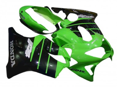 Purchase 1999-2000 Honda CBR600 F4 Motorcycle Fairings - Green Glossy Black Canada