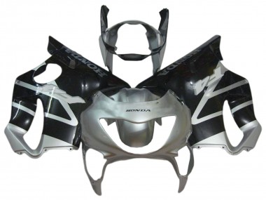 Purchase 1999-2000 Honda CBR600 F4 Motorcycle Fairings - Silver Glossy Black Canada