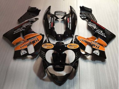 Purchase 1992-1993 Honda CBR900RR 893 Motorcycle Fairings - Glossy Black Orange Hm Plant Canada