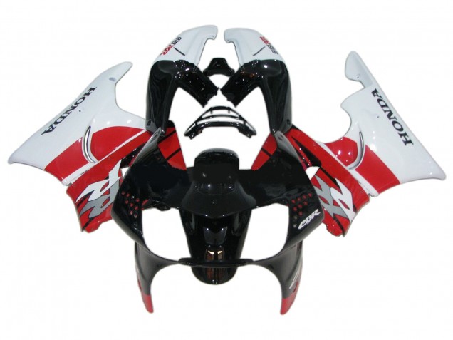 1998-1999 Honda CBR900RR 919 Motorcycle Fairings - White Red Glossy Black Canada