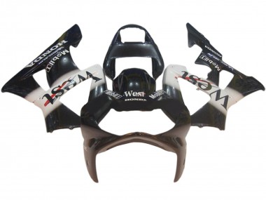 Purchase 2000-2001 Honda CBR900RR 929 Motorcycle Fairings - Glossy Black White West Canada