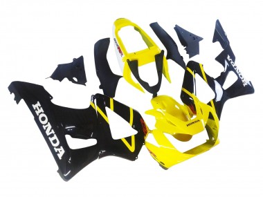 Purchase 2000-2001 Honda CBR900RR 929 Motorcycle Fairings - Yellow Glossy Black Canada