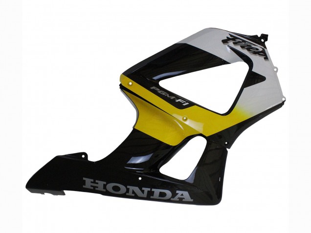 2000-2001 Honda CBR900RR 929 Motorcycle Fairings - White Yellow Glossy Black Canada