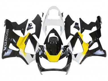 Purchase 2000-2001 Honda CBR900RR 929 Motorcycle Fairings - White Yellow Glossy Black Canada