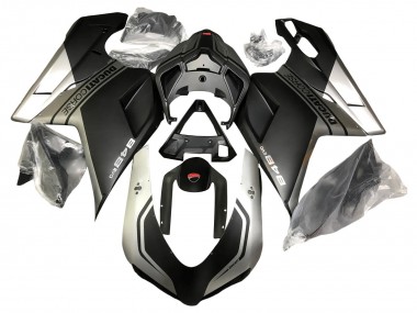 Purchase 2007-2014 Ducati 848 Motorcycle Fairings - Silver Matte Black Canada