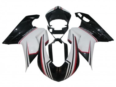 Purchase 2007-2014 Ducati 848/1098/1198 Bike Fairings - White Red Glossy Black Canada