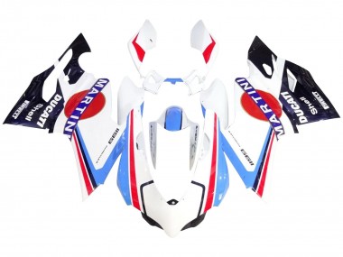 Purchase 2011-2014 Ducati 1199 Motorcycle Fairings - White Red Blue Glossy Black Martini Canada