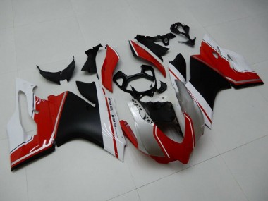 Purchase 2011-2014 Ducati 1199 Motorcycle Fairings - White Red Matte Black Canada