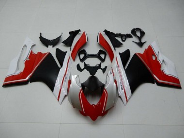 Purchase 2011-2014 Ducati 1199 Motorcycle Fairings - White Red Matte Black Canada