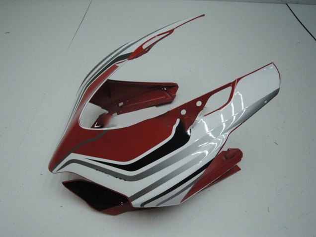 2011-2014 Ducati Panigale 899 Motorcycle Fairing - White Red Glossy Black Canada