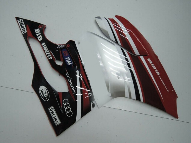 2011-2014 Ducati Panigale 899 Motorcycle Fairing - White Red Glossy Black Canada