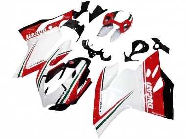 Purchase 2011-2014 Ducati 1199 Motorcycle Fairings - White Red Green Glossy Black Canada