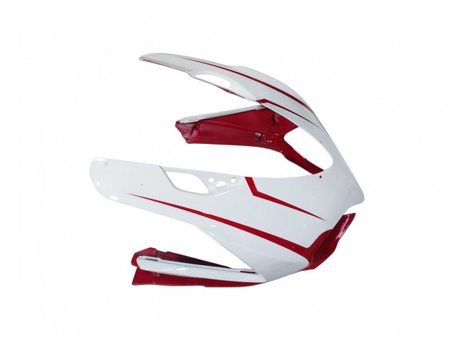 2011-2014 Ducati 1199 Motorcycle Fairings - White Red Glossy Black Canada