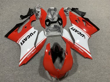 Purchase 2011-2014 Ducati 1199 Motorcycle Fairings - Red White Glossy Black Canada