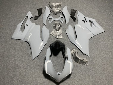 Purchase 2011-2014 Ducati 1199 Motorcycle Fairings - Light Nardo Grey White Corse Canada