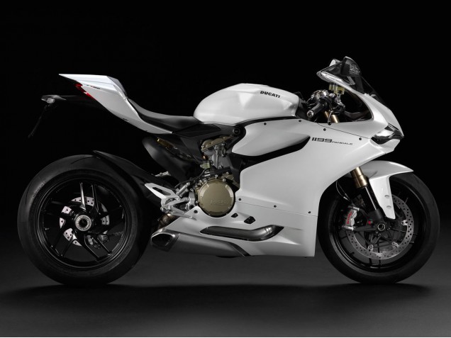 2011-2014 Ducati 1199 Motorcycle Fairings - White Canada