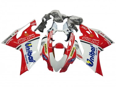 Purchase 2011-2014 Ducati Panigale 899/1199 Motorcycle Fairings - White Red Blue Valsir Fiamm Canada