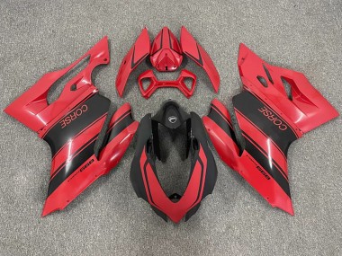 Purchase 2003-2004 Ducati 999 Motorcycle Fairings - Red Glossy Black Corse Canada