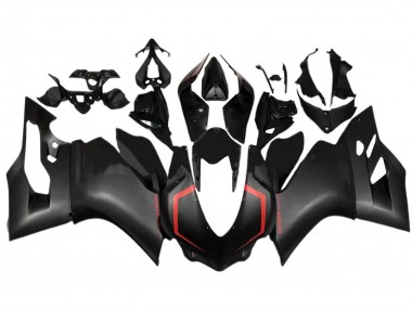 Purchase 2015-2020 Ducati 1299 Motorcycle Fairings - Black Carbon Fiber Style Red Canada