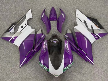 Purchase 2015-2020 Ducati 959/1299 Motorcycle Fairings - Purple White Glossy Black Flex-Box Canada