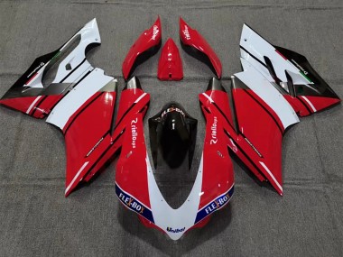 Purchase 2015-2020 Ducati 959/1299 Motorcycle Fairing - White Red Glossy Black Unibat Flex-Box Canada