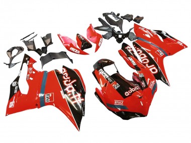 Purchase 2015-2020 Ducati 959/1299 Motorcycle Fairings - Red Glossy Black Fiamm Canada