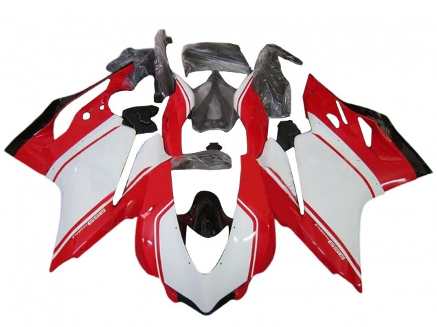 2015-2020 Ducati 959 Motorcycle Fairing Kits - White Red Glossy Black Canada