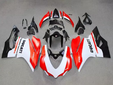 Purchase 2015-2020 Ducati 959 Motorcycle Fairing - White Red Glossy Black Canada